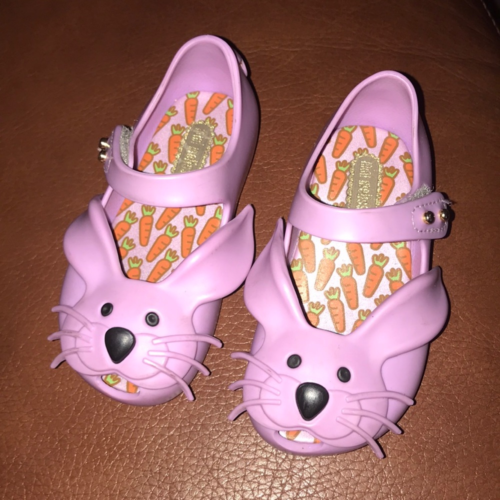 Mini Melissa rabbit bunny shoes